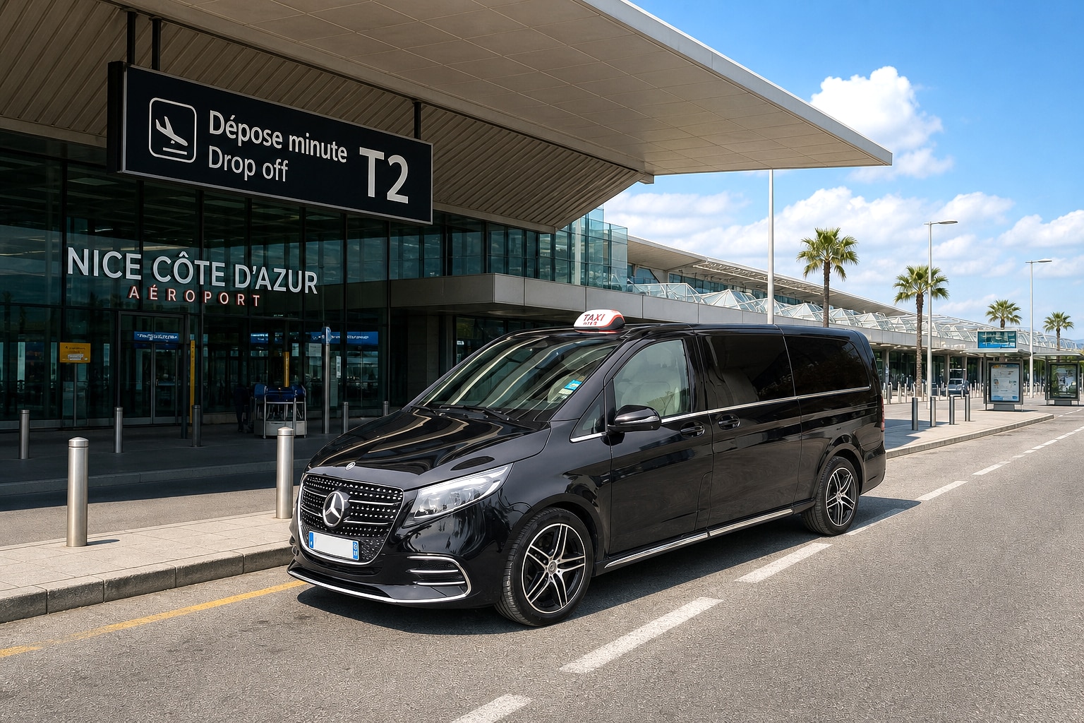 Transfert taxi Lorgues vers l'aéroport Nice Côte d'Azur — Taxis La Dracénie